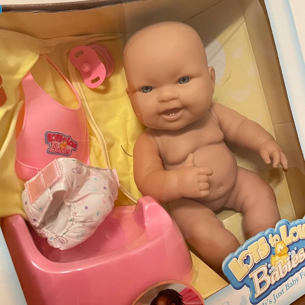Vintage Drink & Wet Lots to Love Babies Doll Set Baby Potty Wetting Doll